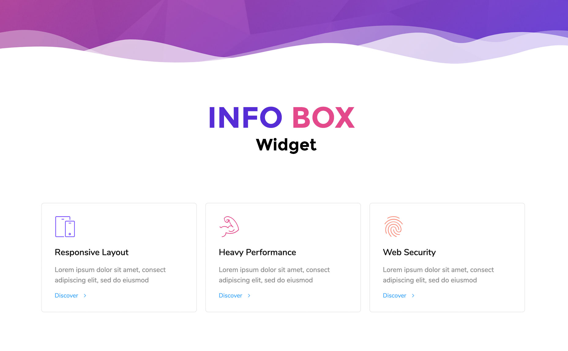 Info box widget