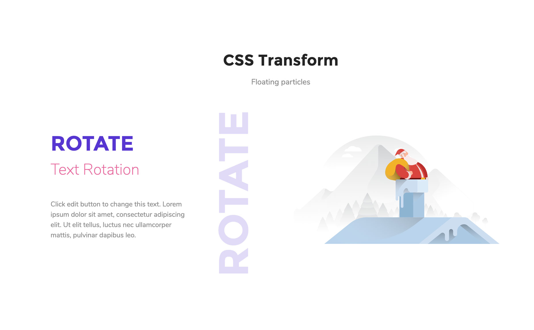 Happy Effects - CSS Transform - Rotate