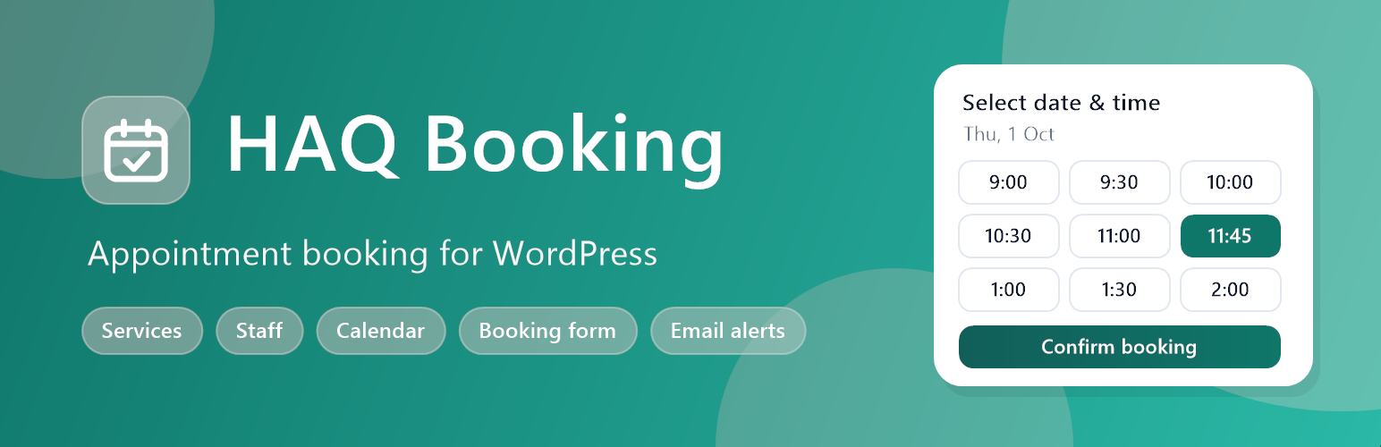HAQ Booking