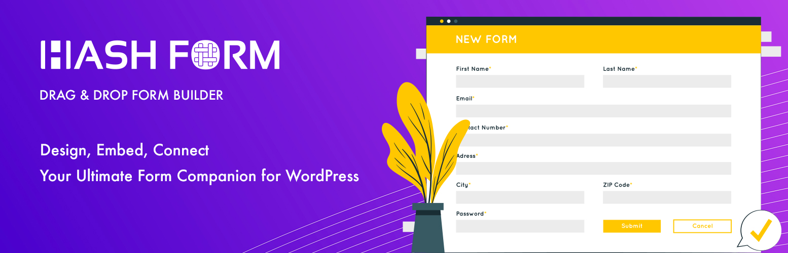 Hash Form – Drag & Drop Form Builder