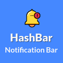 hashbar notification bar plugin