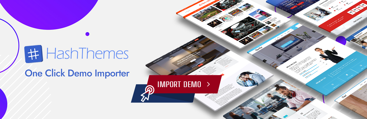HashThemes Demo Importer