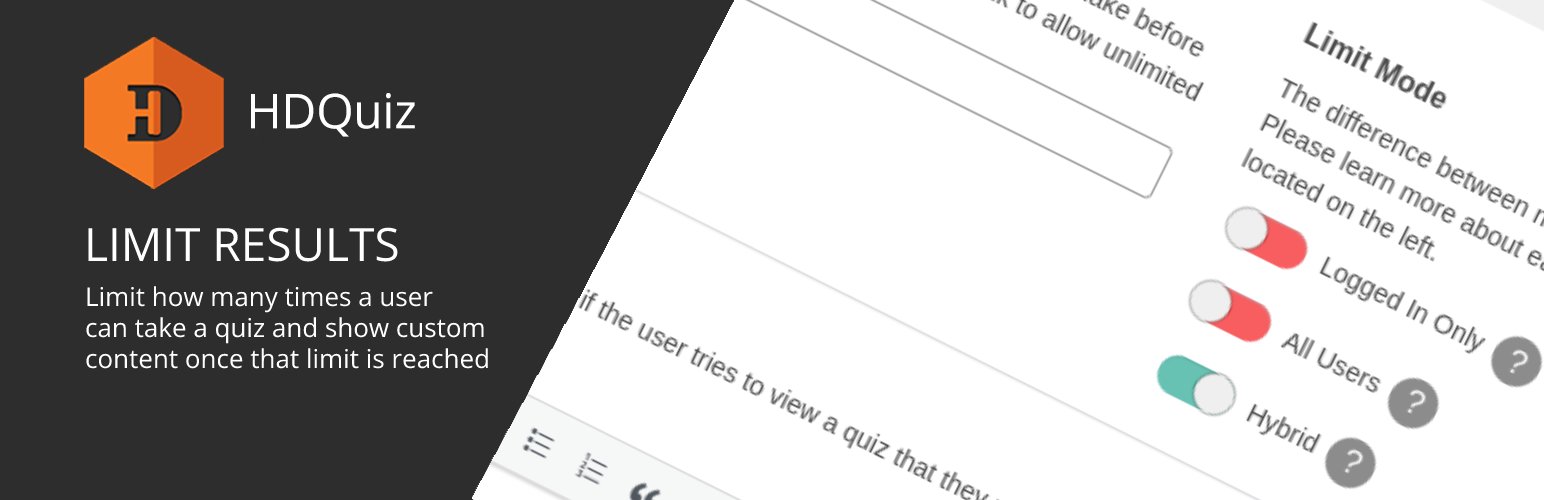 HD Quiz – Limit Attempts
