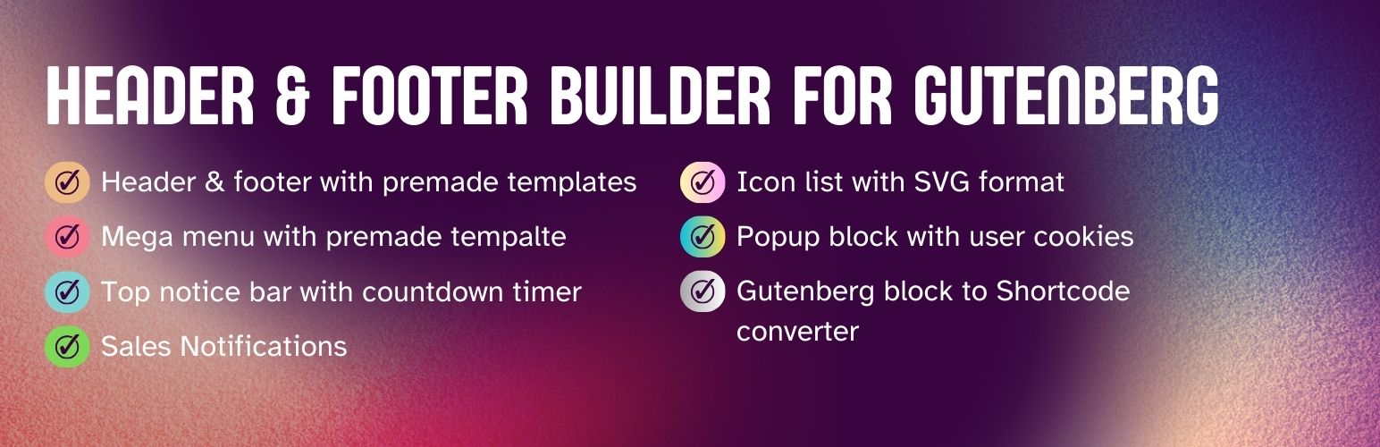 WordPress 外掛 FancyCode – Header & Footer Builder For Gutenberg + Mega Menu, Notification Bar, Insert Header Footer Code & More 的封面圖片。