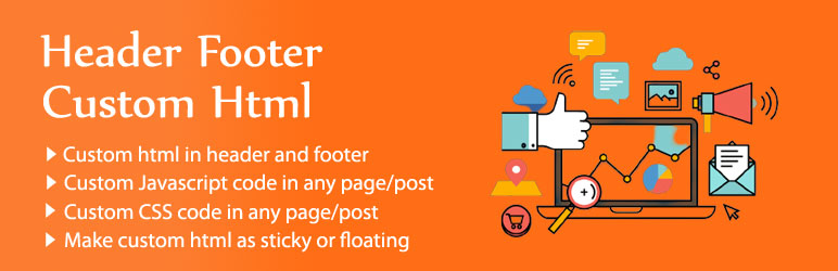 Header Footer Custom Html