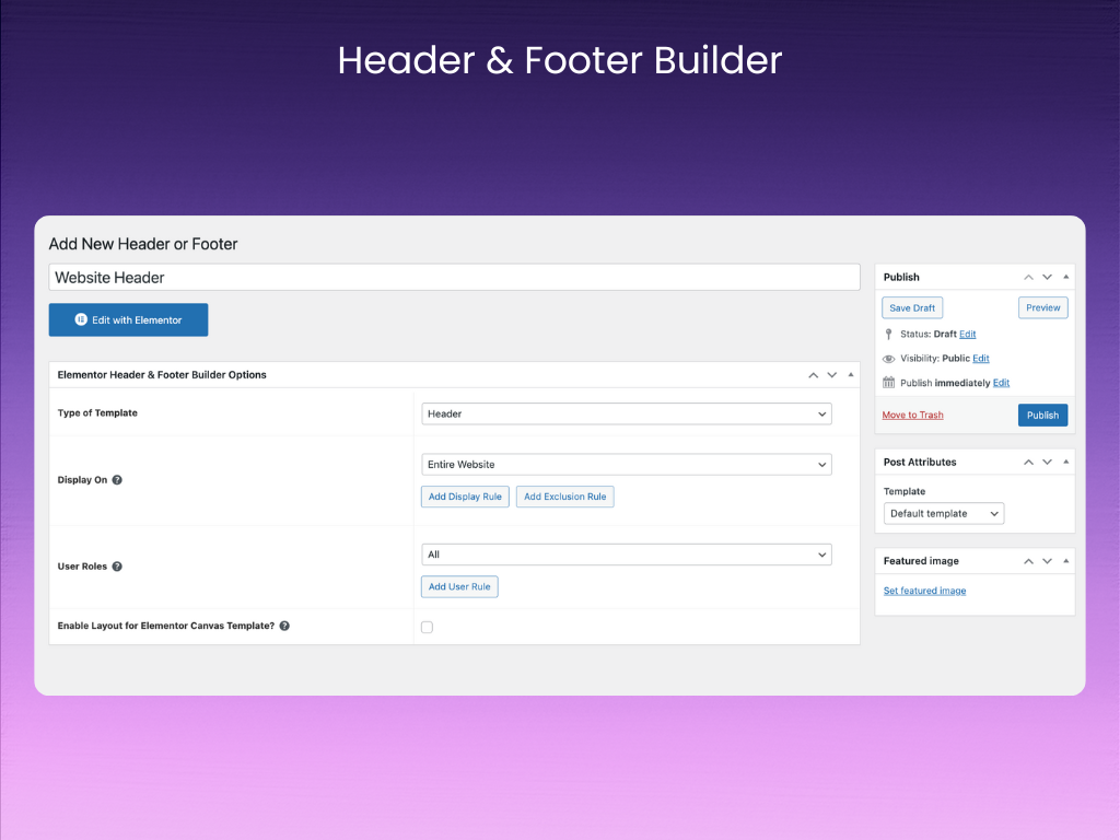 Ultimate Addons for Elementor (Formerly Elementor Header & Footer Builder)