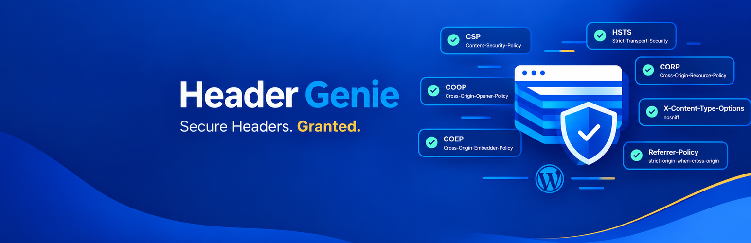 HeaderGenie Security Headers