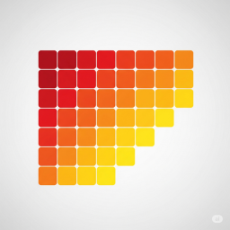 Heat Map Graph Icon