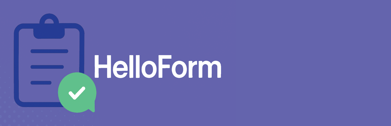 WordPress 外掛 HelloForm 的封面圖片。