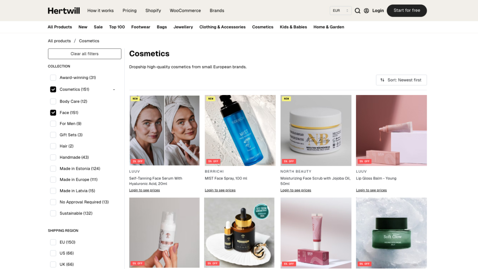 Hertwill – EU and US Dropshipping