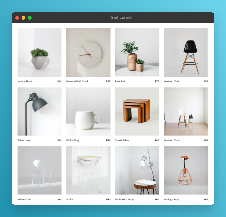 WooCommerce Product Showcase Grid Layout
