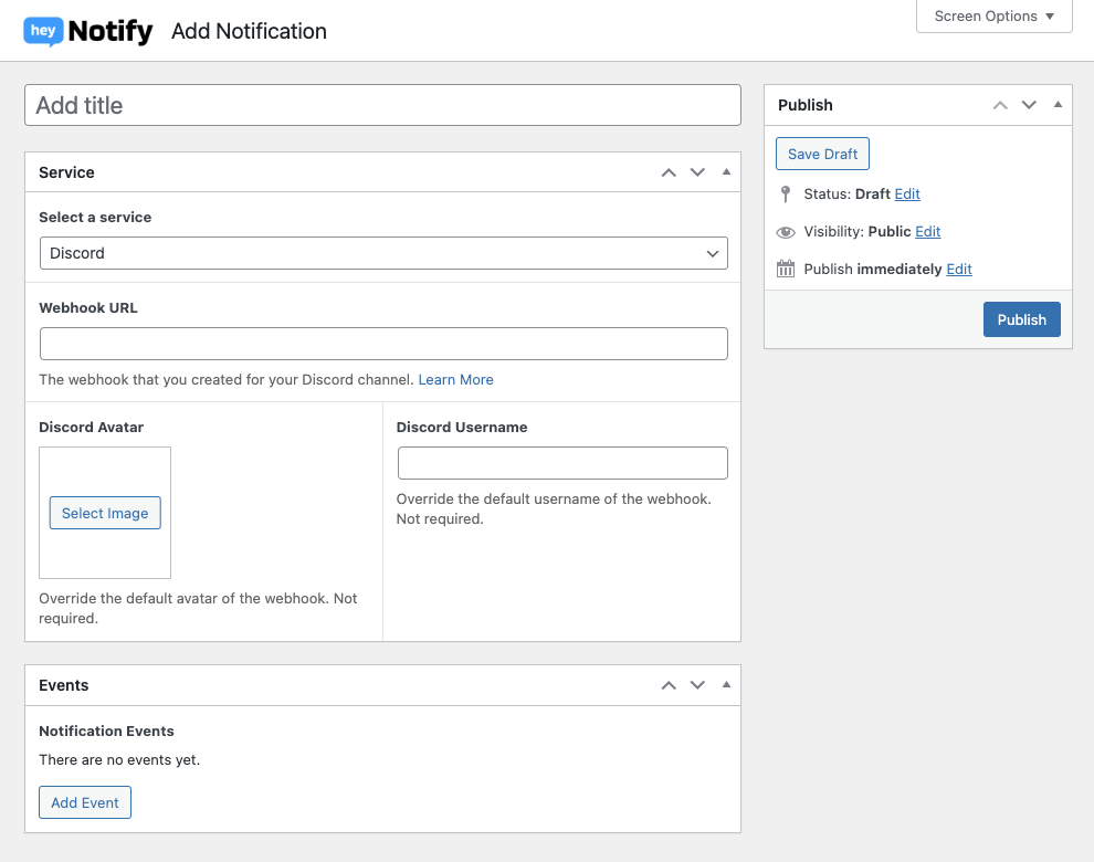 Notification Settings