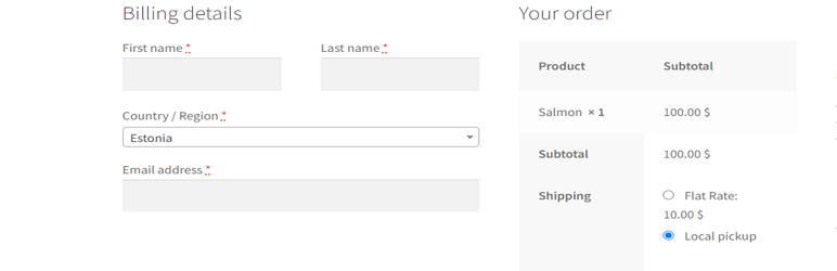 Hide Address Fields for WooCommerce