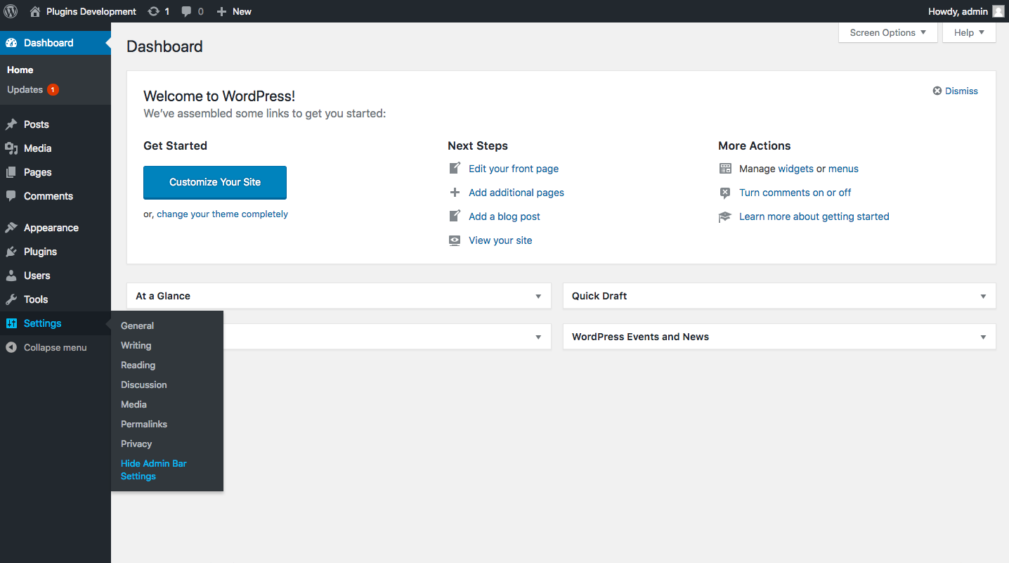 Hide admin bar for all users