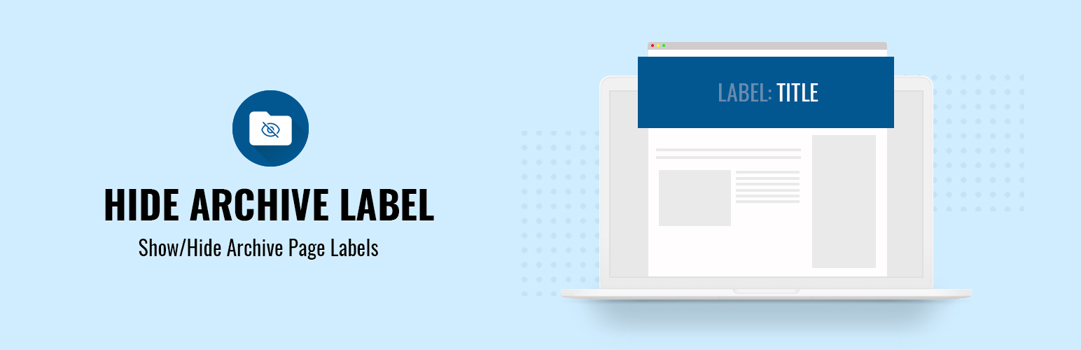 Hide Archive Label