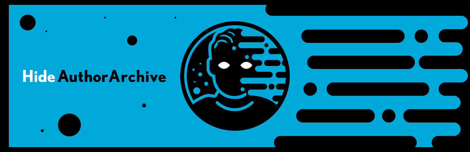 WordPress 外掛 Hide Author Archive 的封面圖片。
