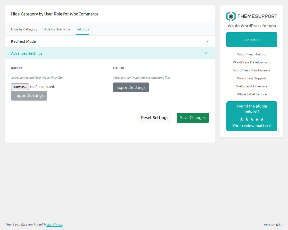 Import and Export your settings.