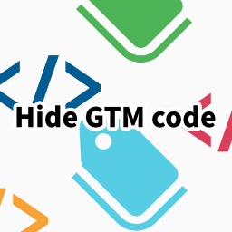 Hide GTM code logo
