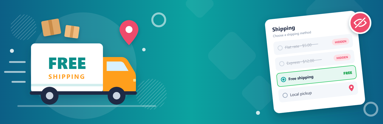 Hide Shipping Methods for WooCommerce – Show Only Free Shipping preview