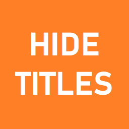 Hide Titles – Simple Hide Title Plugin, Hide Page And Post Title Icon