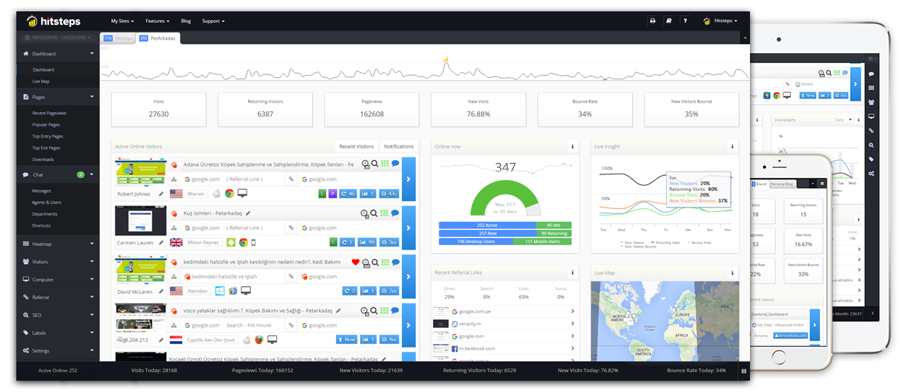 Hitsteps Web Analytics