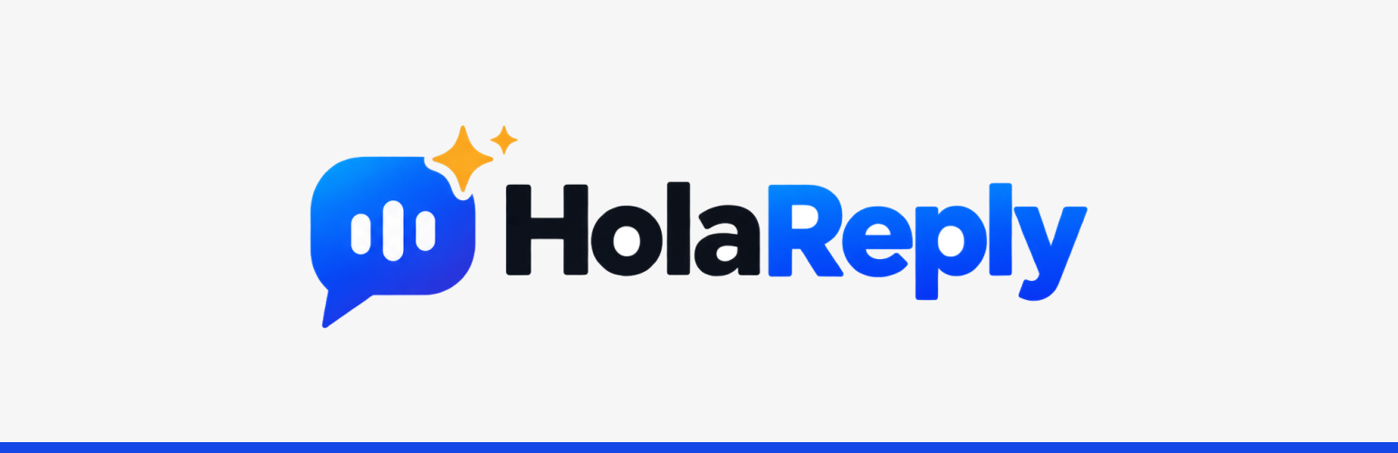 WordPress 外掛 HolaReply – AI Chatbot That Never Makes Things Up 的封面圖片