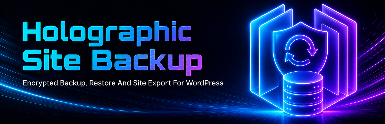 WordPress 外掛 Holographic Site Backup 的封面圖片