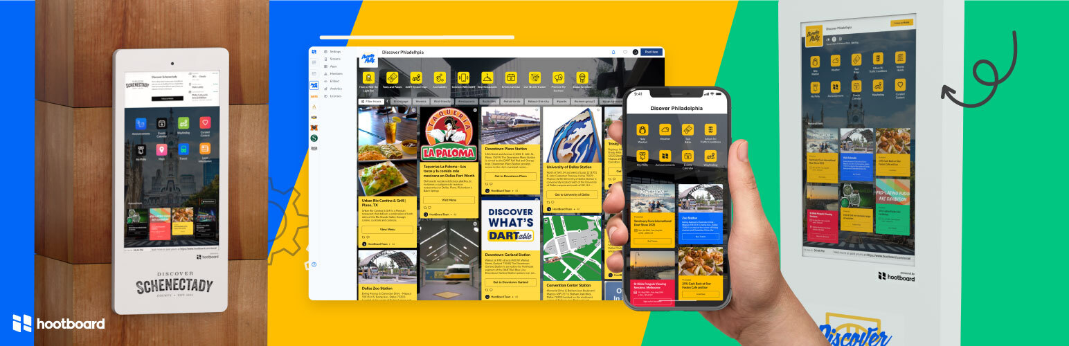 WordPress 外掛 HootBoard – Bulletin Board For Your Organization & Team Communication 的封面圖片。