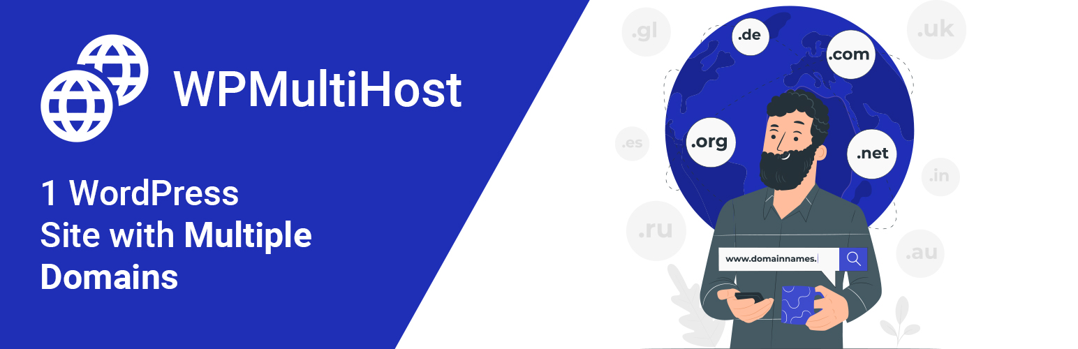 WPMultiHost – 1 WordPress Site with Multiple Domains