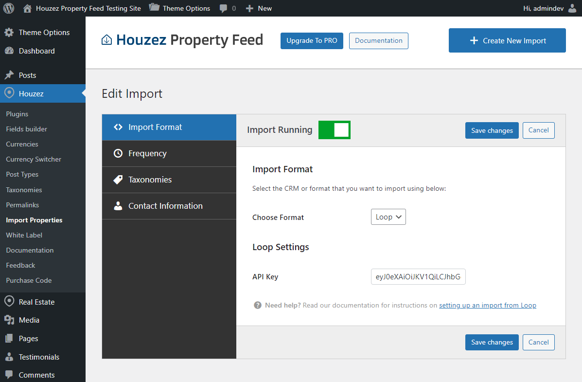 Adding and editing imports is easy with our simple to use interface