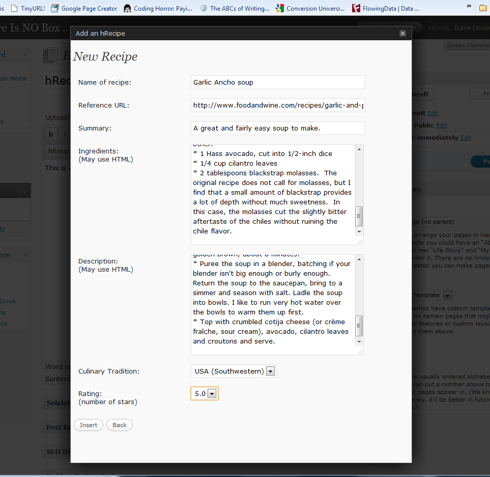 Screenshot of editor plugin.