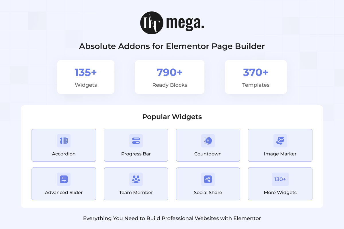 135+ Powerful Widgets, 790+ Blocks &amp; 370+ Templates for Elementor