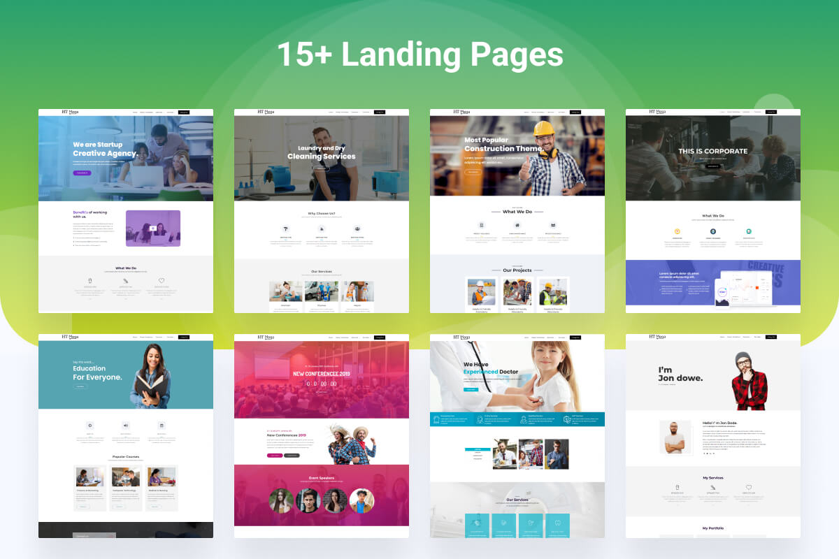 15+ Landing Pages