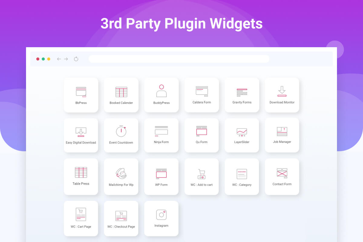 3rd Party Plugin Widgets