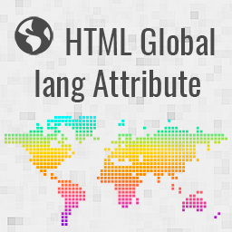 HTML Global lang Attribute logo