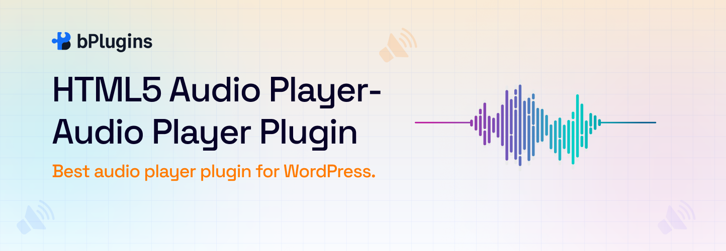 HTML5 Audio Player- Best WordPress Audio Player Plugin