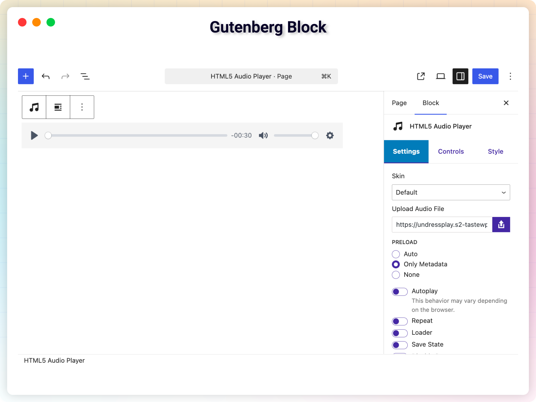 Gutenberg Block