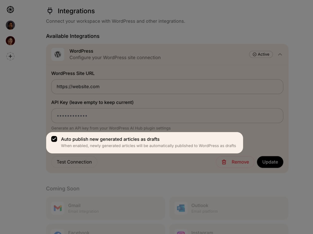 HubApp (AI Hub) – Platform for AI Agents Screenshot 2
