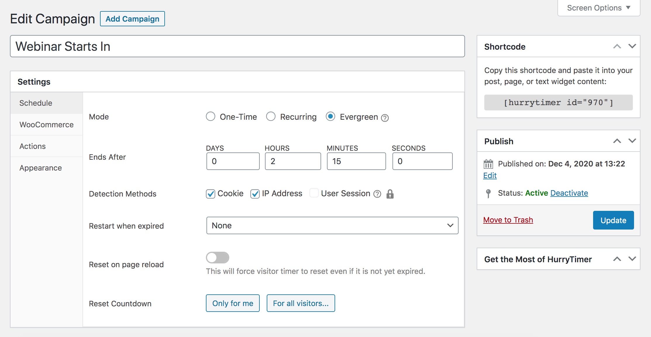 HurryTimer &#8211; An Scarcity and Urgency Countdown Timer for WordPress &amp; WooCommerce