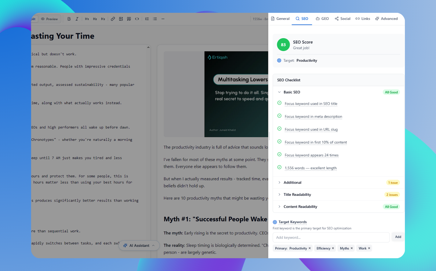 Hydori SEO – AI-Powered SEO Automation