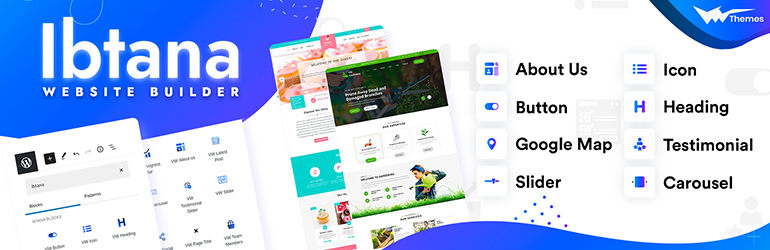 Product image for Ibtana – WordPress Website Builder.