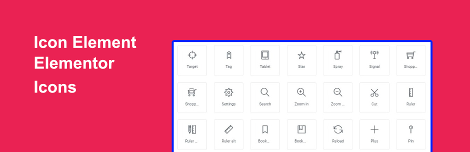 Icon Element – Elementor Page Builder Icon Pack (6718 icons)