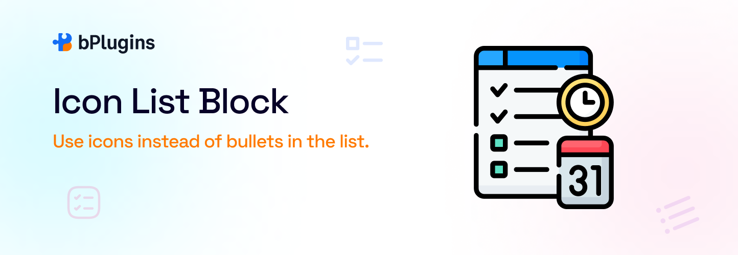 Icon List Block – Add Icon-Based Lists with Custom Styles