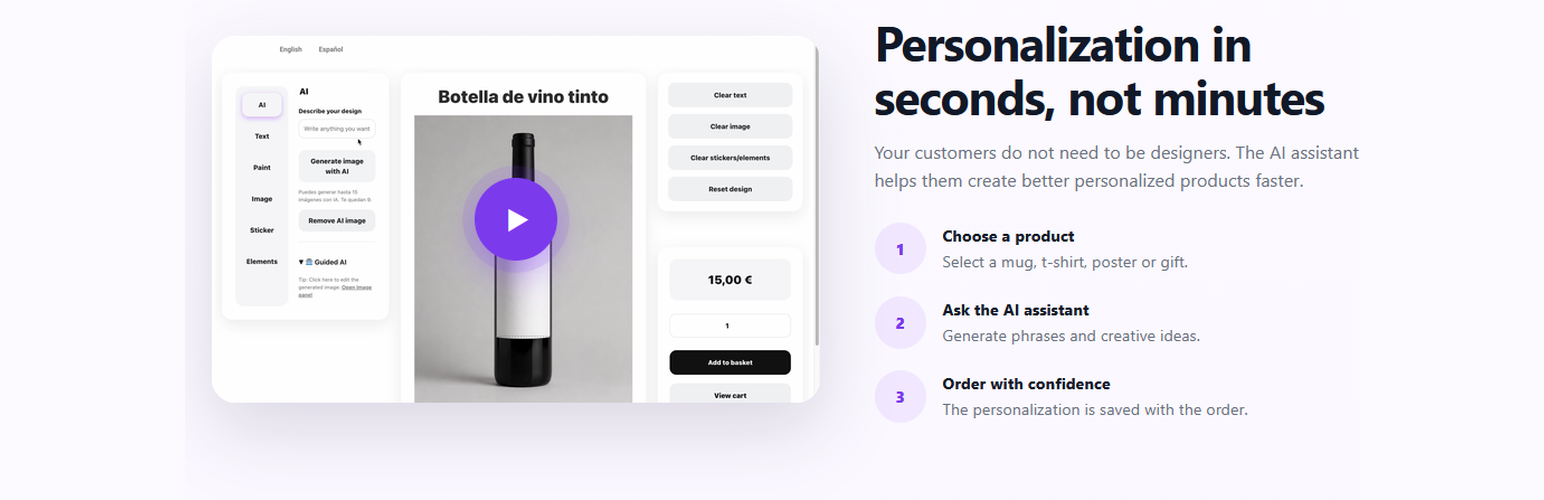 WordPress 外掛 Idesoftbcn AI Product Customizer for WooCommerce 的封面圖片