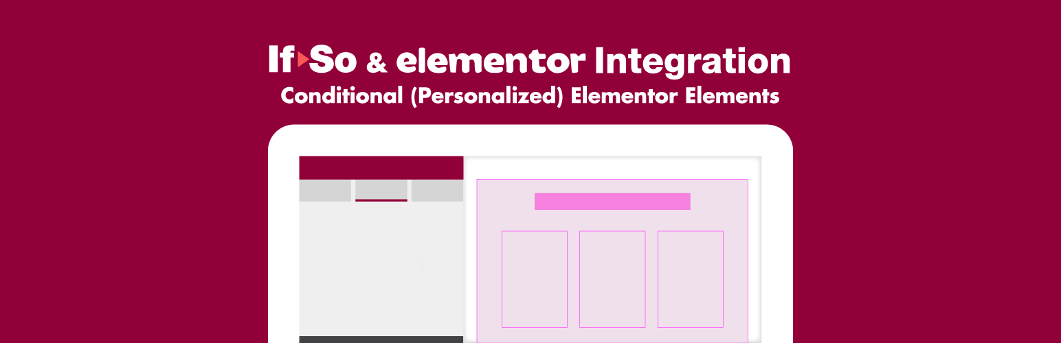 WordPress 外掛 If-So Conditional Content for Elementor 的封面圖片。