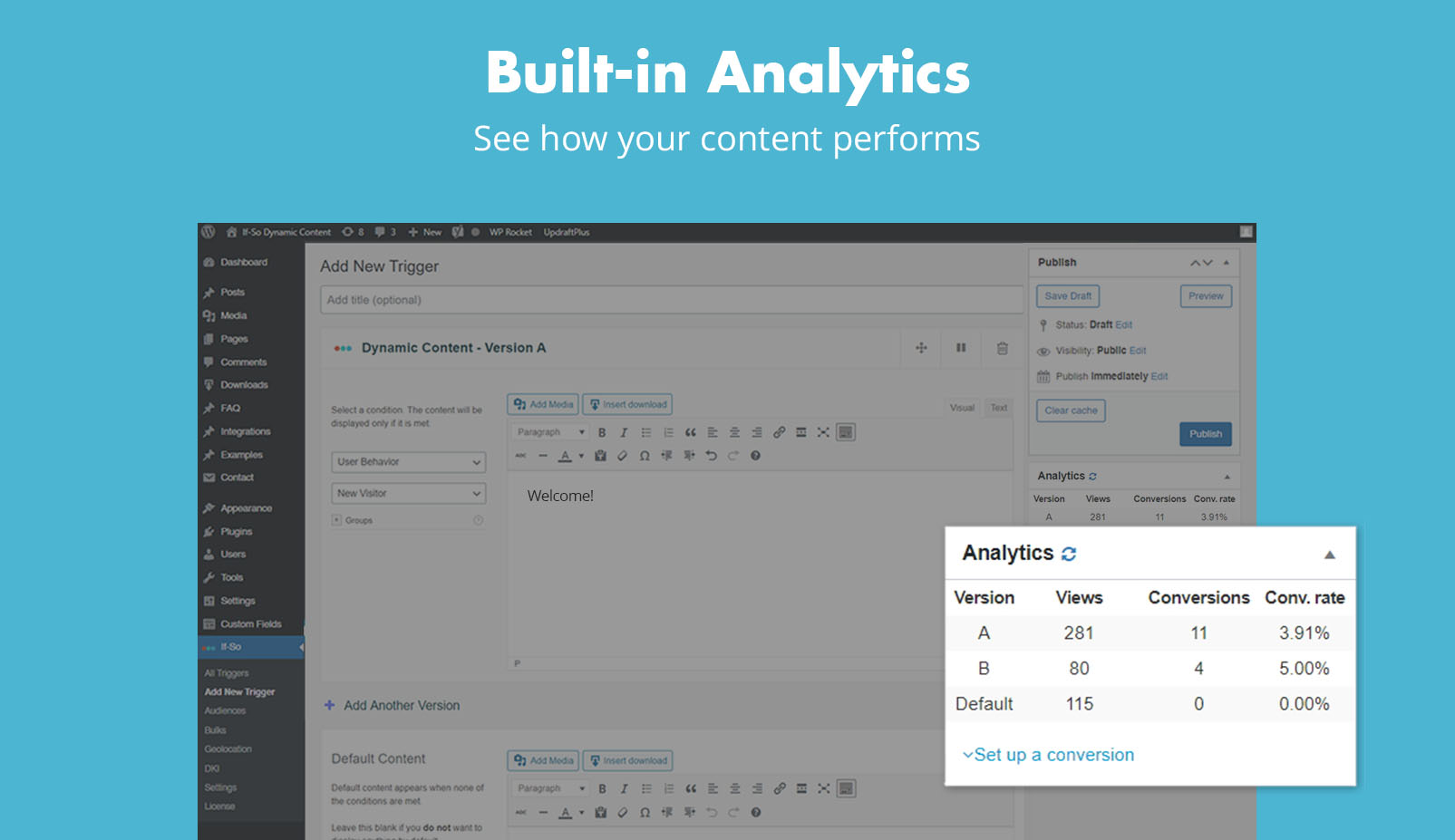 Built-in stats