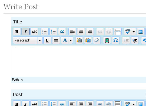 TinyMCE for the title in WP 2.6