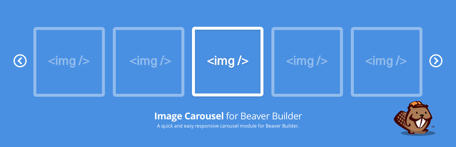 WordPress 外掛 Image Carousel Addon for Beaver Builder 的封面圖片。