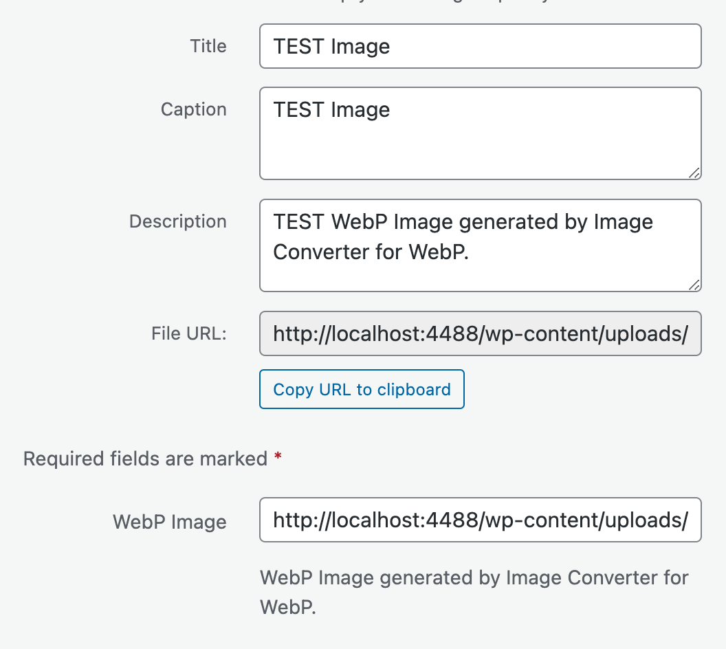 Attachment Modal - See Converted WebP image path here.