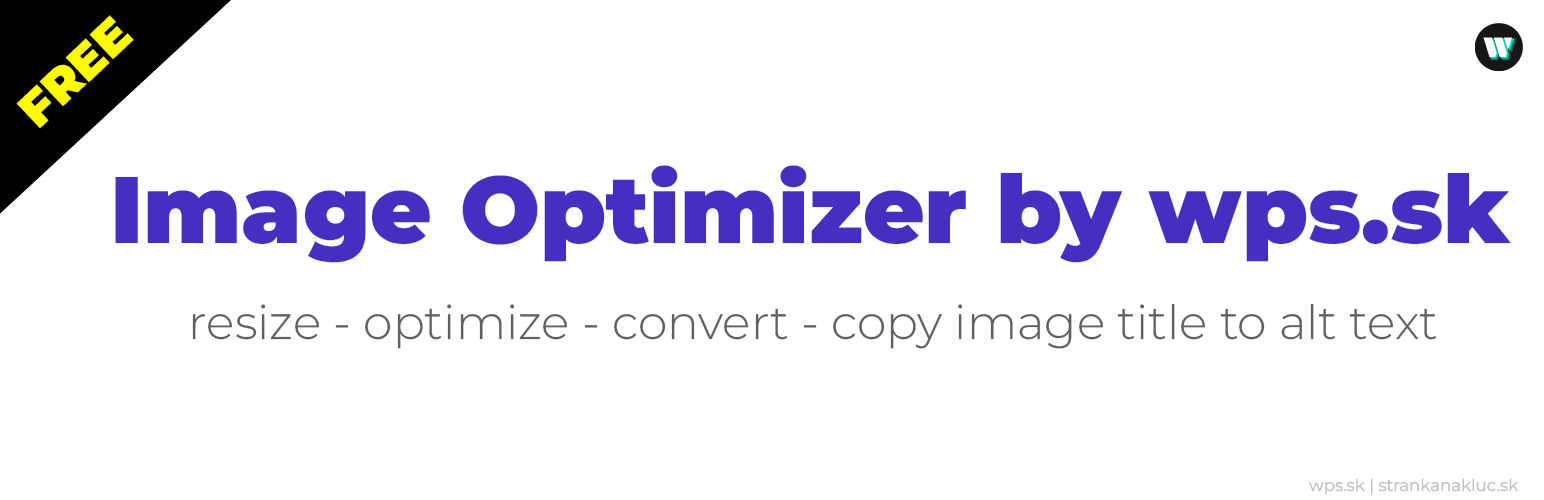WordPress 外掛 Image Optimizer by wps.sk 的封面圖片。